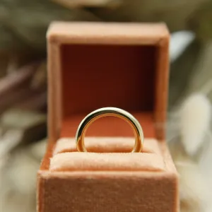 10k 3mm Round Gold Band | Sz 7