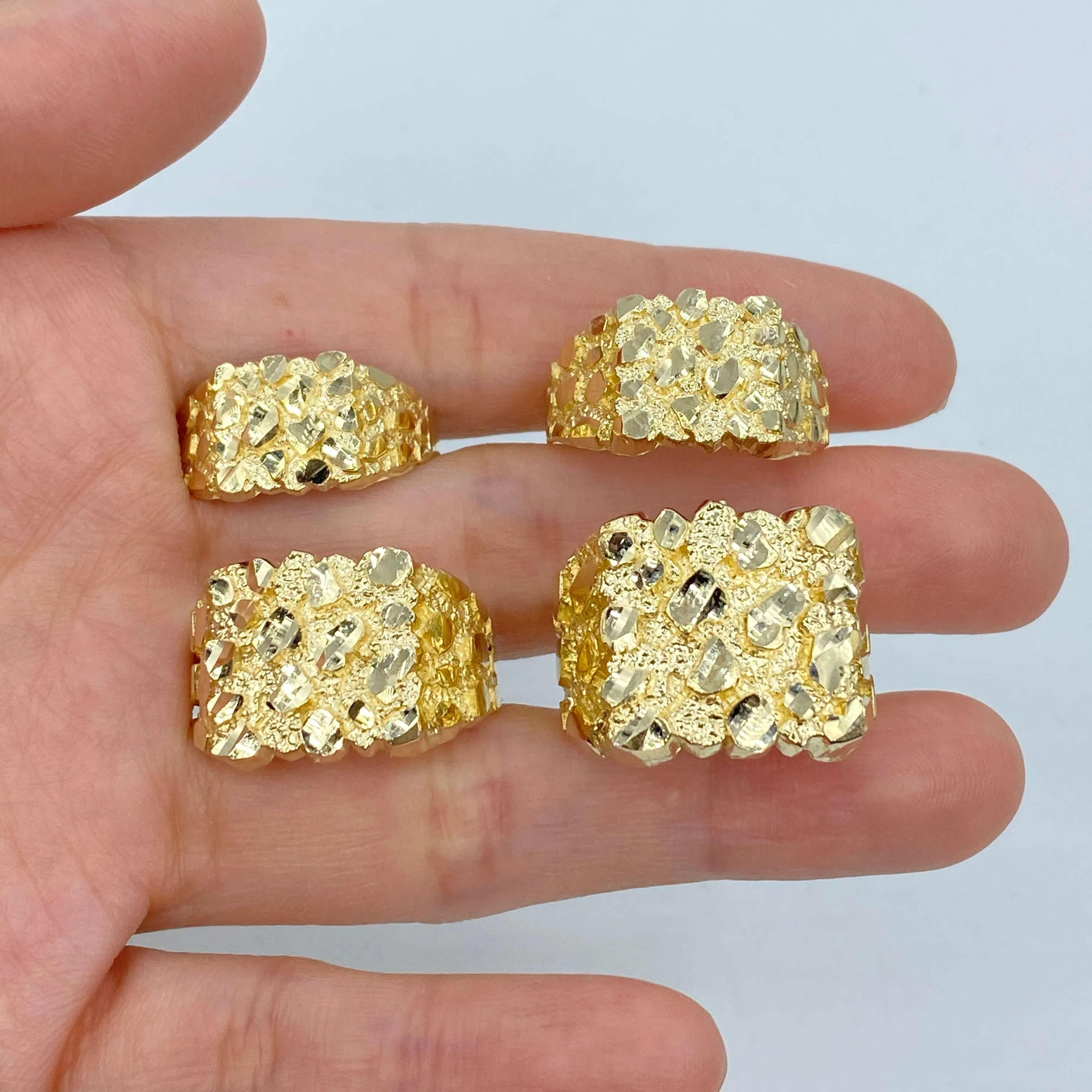 10K Chunky Nugget Ring