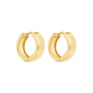 14K Gold Huggie Earrings