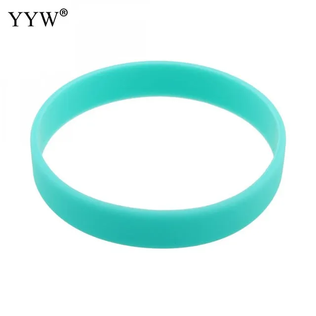 16cm Unisex Trendy Silicone Rubber Flexible Wristband Wrist Band Cuff Bracelet Bangle For Kids Boys Girls Bracelet Team Game