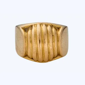 18K French Retro Gold Ring