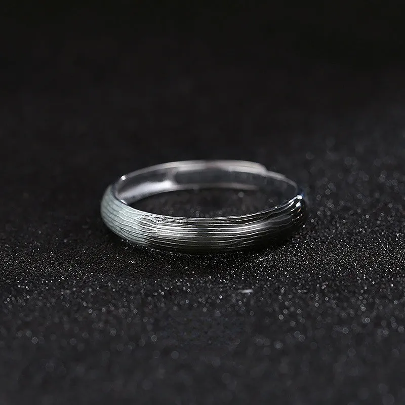 1pc Men's Bachelor Ring Open Finger Stubby Rhombus Men's Ring