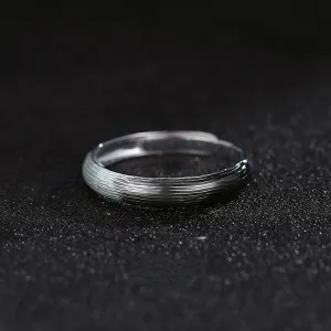 1pc Men's Bachelor Ring Open Finger Stubby Rhombus Men's Ring