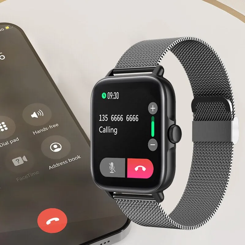2022 New Color Screen Smart Watch Ladies Men Full Touch Fitness Tracker Blood Pressure Smart Clock Ladies Smart Watch Women Box