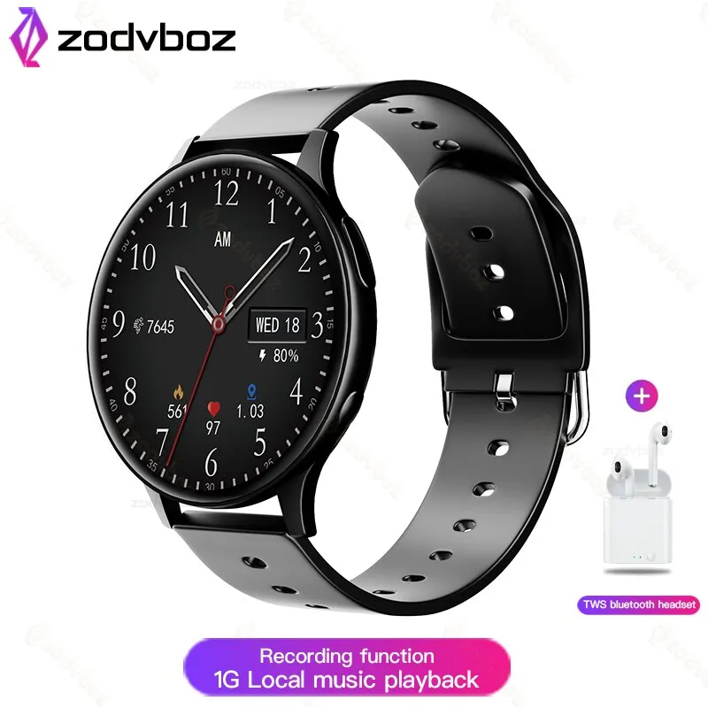 2022 NEW NFC Smart Watch Men Local Music Playback Bluetooth Answer Call Watches Women Waterproof Smartwatch Support Recording