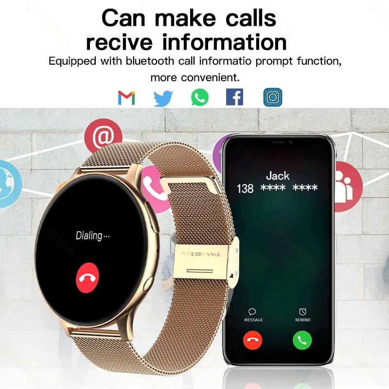 2022 NEW NFC Smart Watch Men Local Music Playback Bluetooth Answer Call Watches Women Waterproof Smartwatch Support Recording