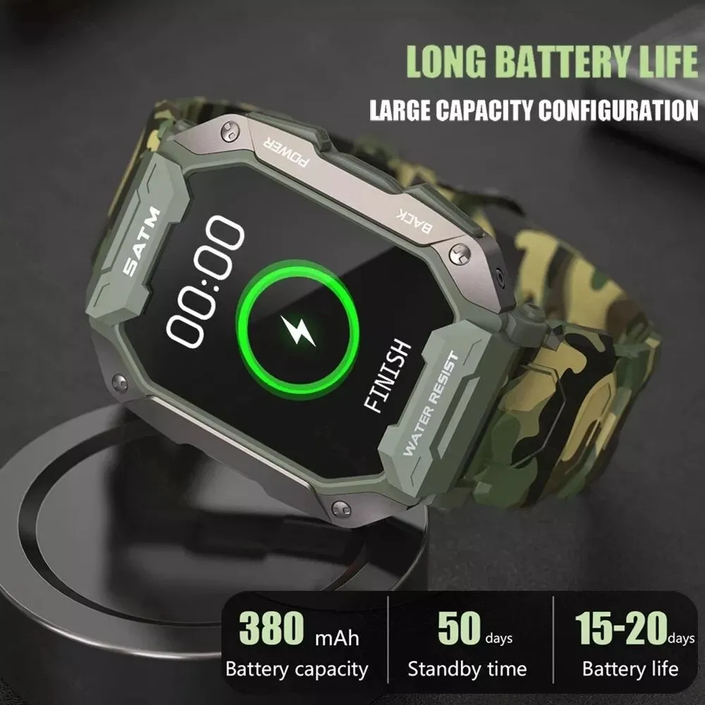 2022 New Smartwatch Men 5ATM Waterproof 1.71 Inch HD Professional Outdoor Smart Watch Man For Swimming Watches For Android IOS