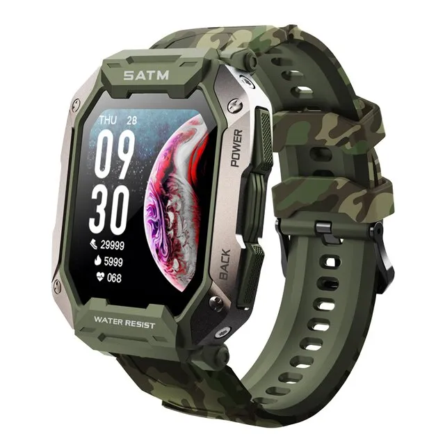 2022 New Smartwatch Men 5ATM Waterproof 1.71 Inch HD Professional Outdoor Smart Watch Man For Swimming Watches For Android IOS