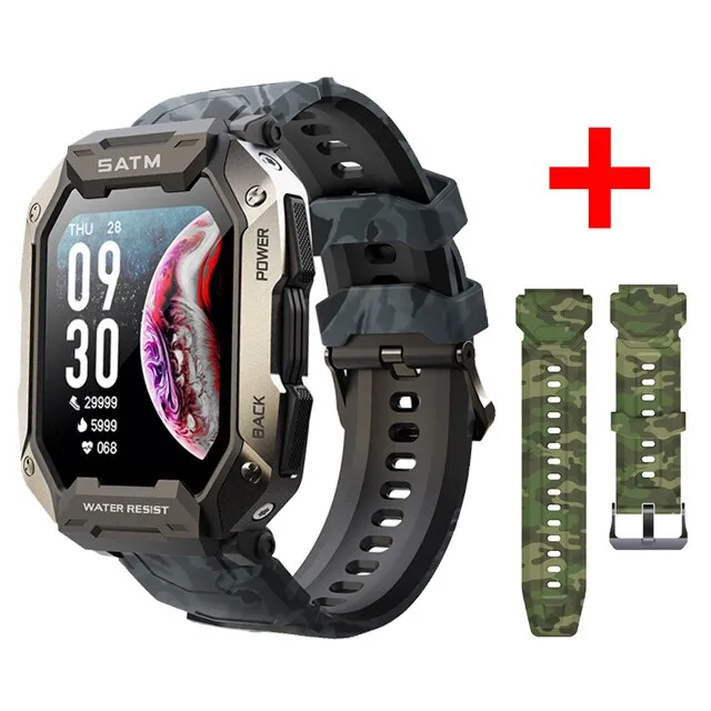 2022 New Smartwatch Men 5ATM Waterproof 1.71 Inch HD Professional Outdoor Smart Watch Man For Swimming Watches For Android IOS