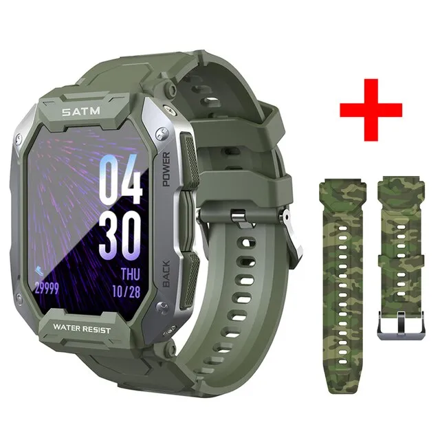 2022 New Smartwatch Men 5ATM Waterproof 1.71 Inch HD Professional Outdoor Smart Watch Man For Swimming Watches For Android IOS