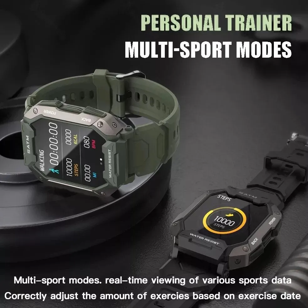 2022 New Smartwatch Men 5ATM Waterproof 1.71 Inch HD Professional Outdoor Smart Watch Man For Swimming Watches For Android IOS
