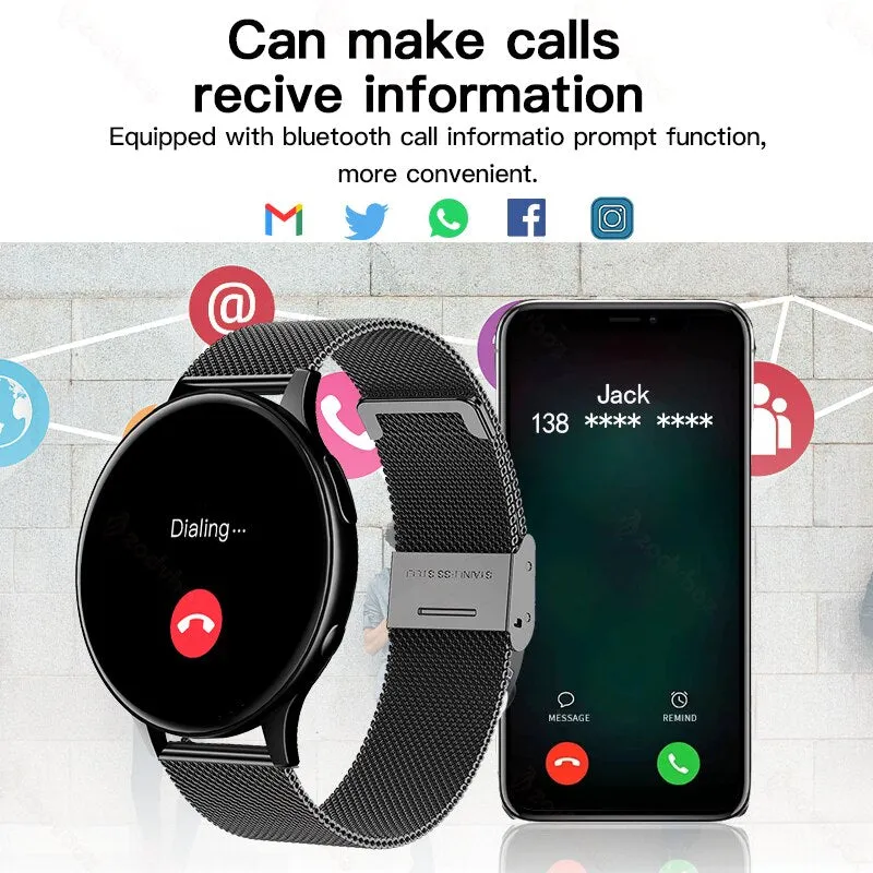 2022 Smart watch 1G Local Music Playback Bluetooth Calls Watches Men Women Fitness Bracelet Custom Watch Face Support Recording