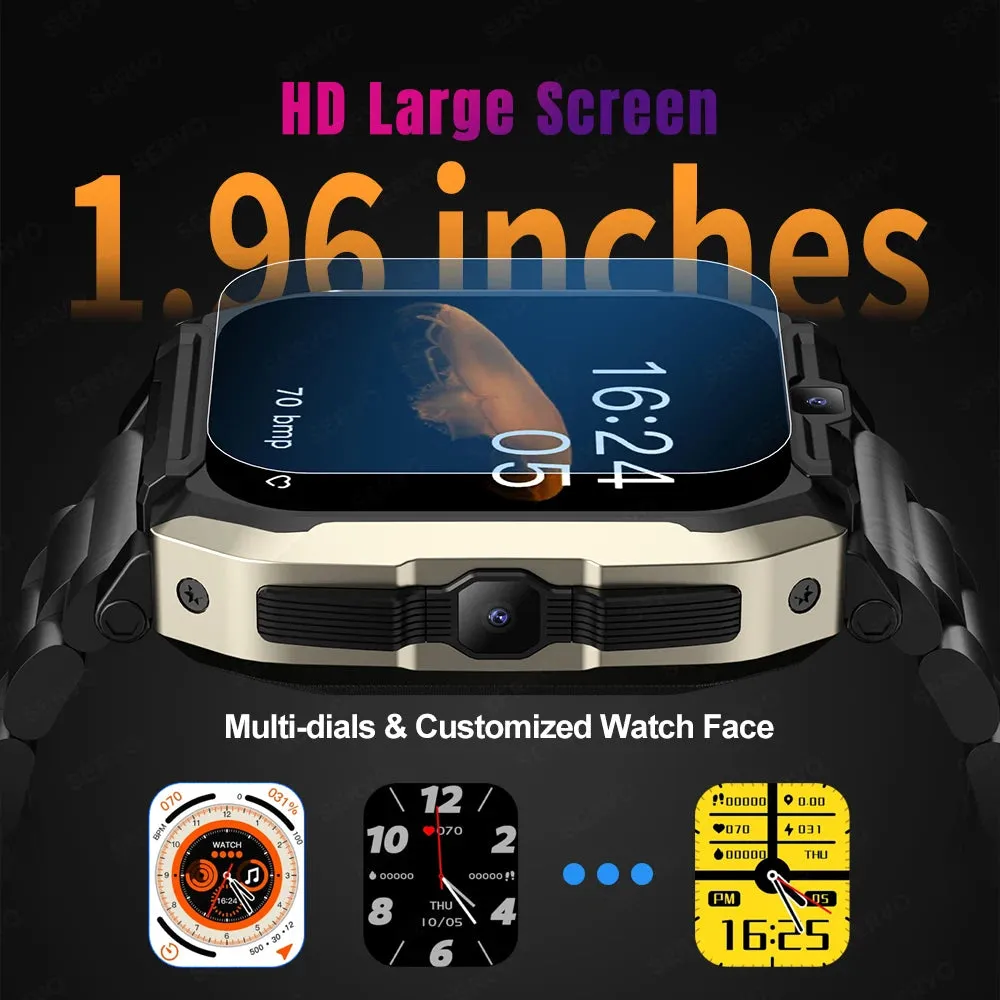 4G 128GB Smart Watch KOM8 SIM Card  Android HD Camera for Men Women Wifi GPS Google Play Store Call Music Face Recognition 2024