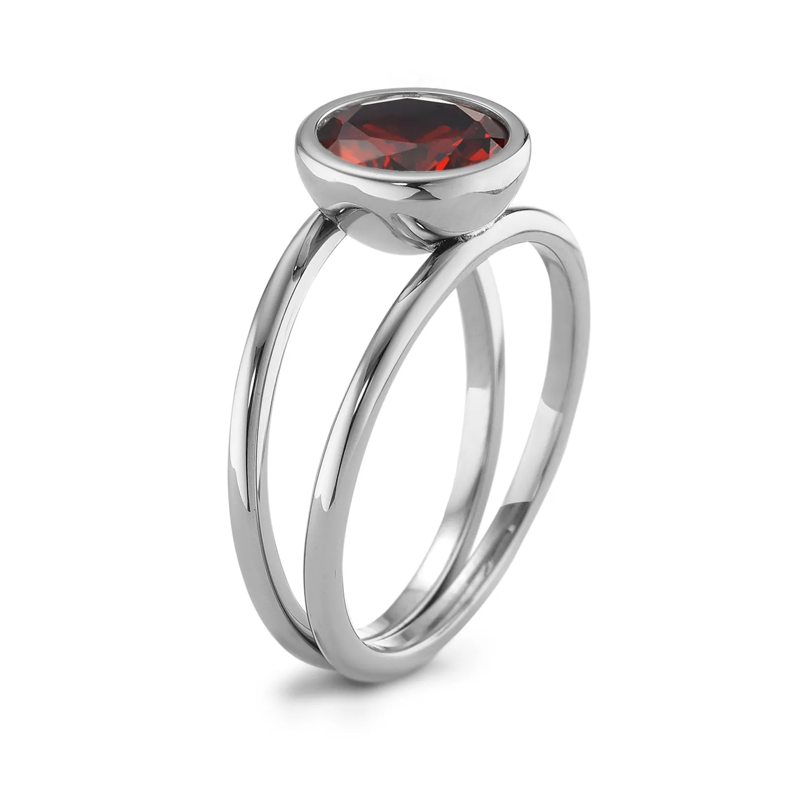 593969 TeNo Joy Ring, Cherry 9.5mm