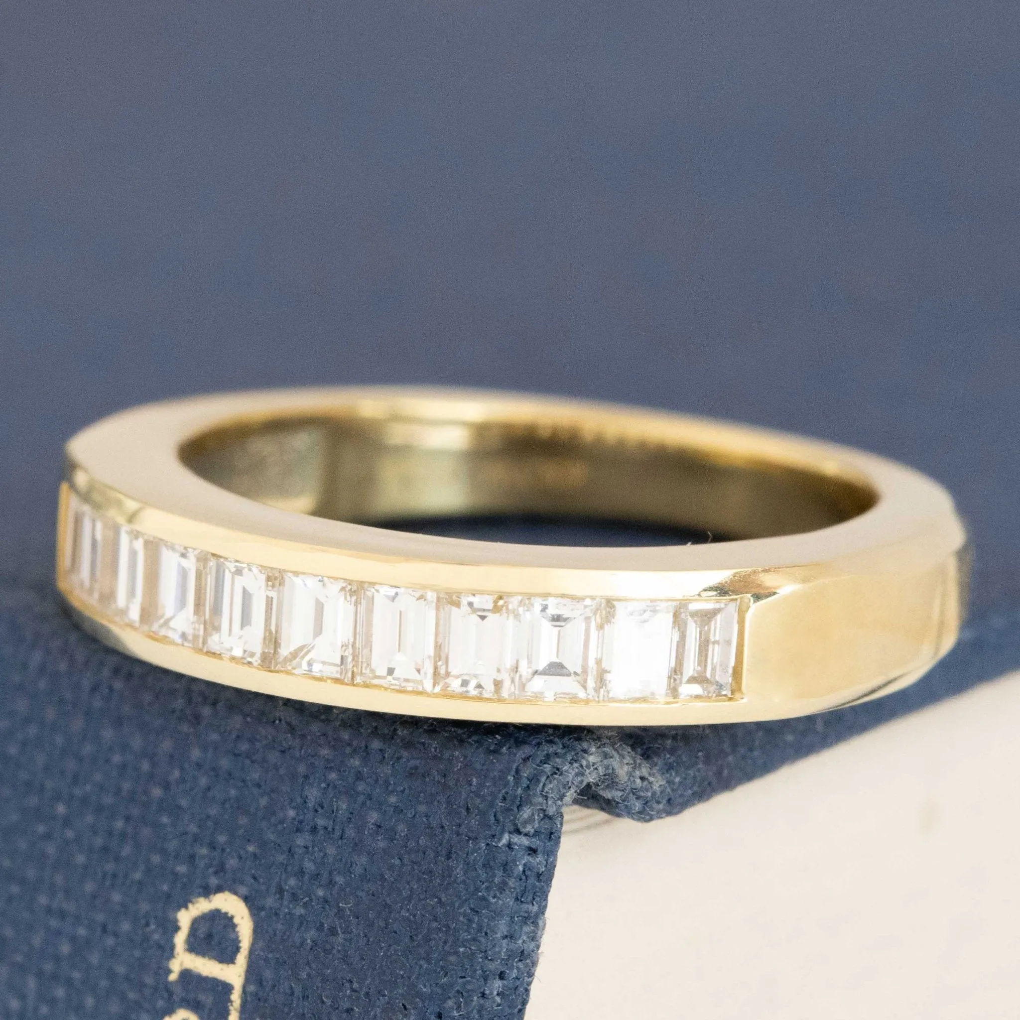 .63ctw Baguette Cut Diamond Channel Set Band