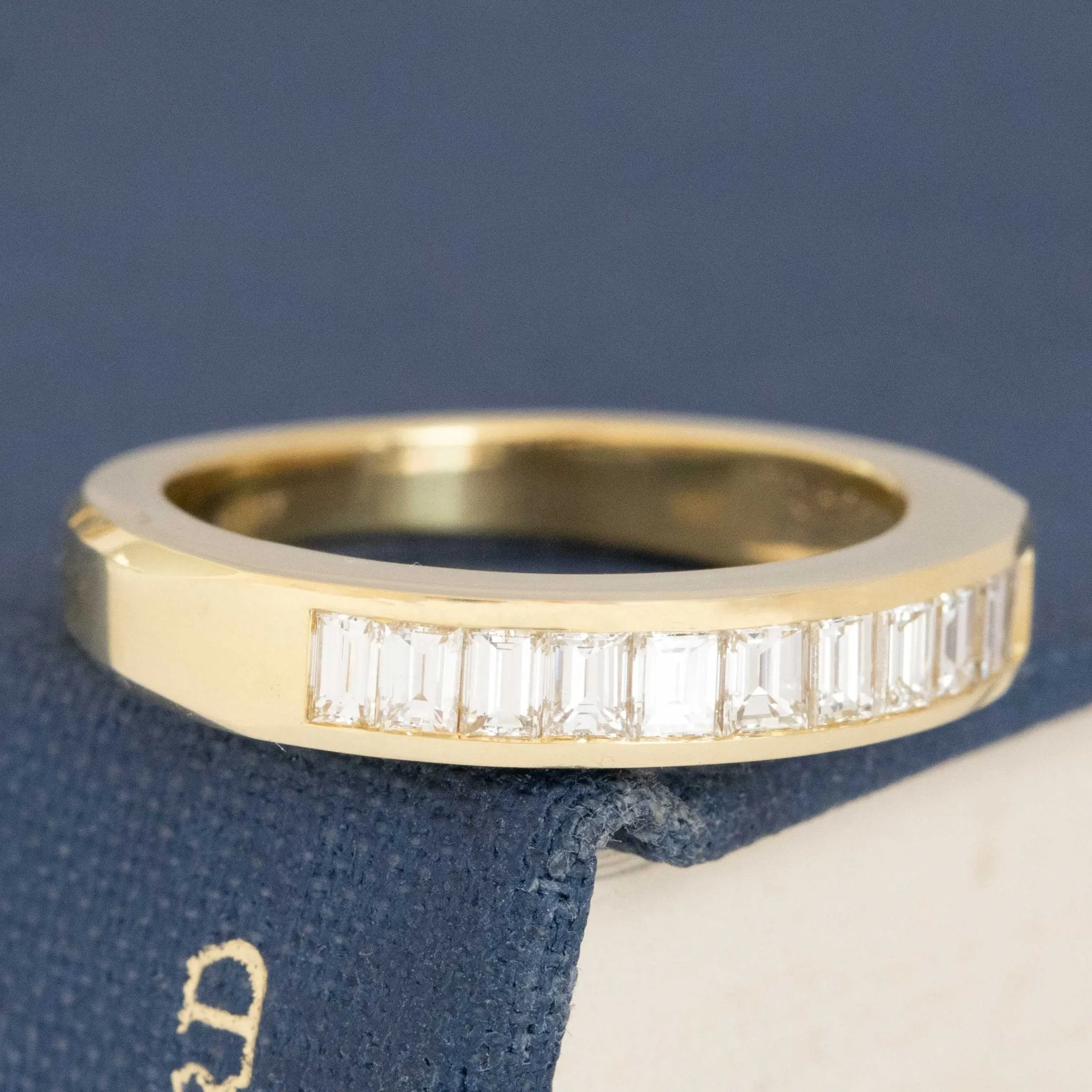 .63ctw Baguette Cut Diamond Channel Set Band