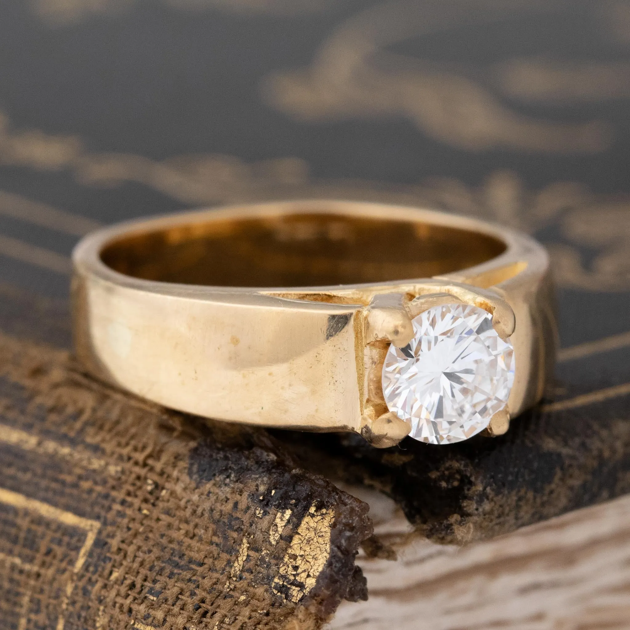 .67ct Vintage Round Brilliant Diamond Solitaire