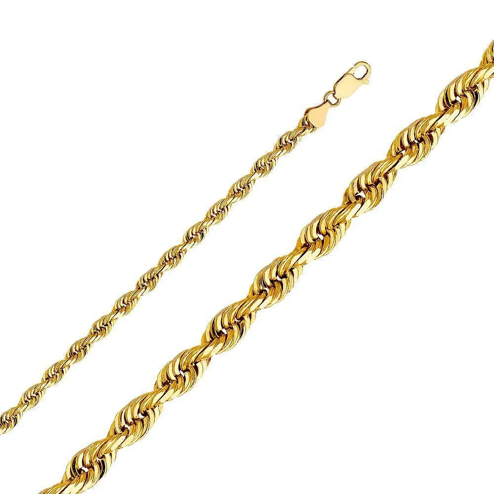 6mm Regular Solid Rope Bracelet