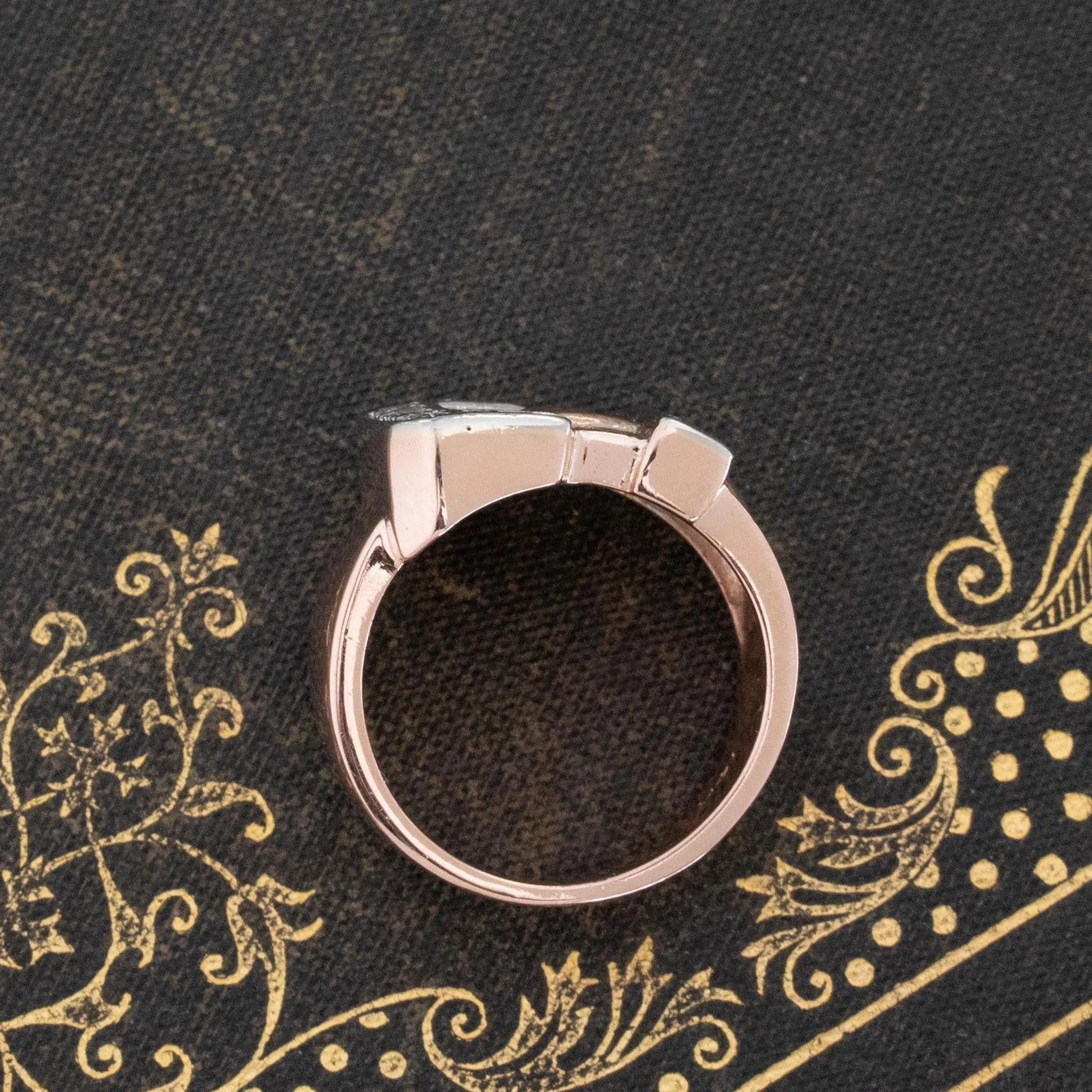 .97ctw Diamond & Ruby Buckle Ring