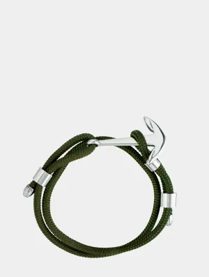 Anchor Bracelet in Green