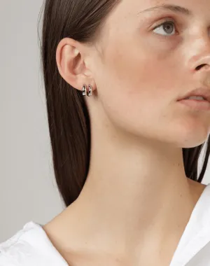 Andcopenhagen - Earrings - 925 sterling silver - Small chunky hoops