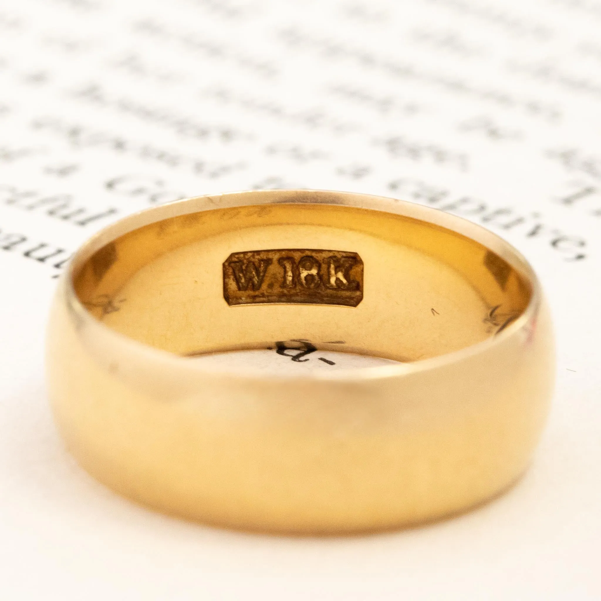 Antique Wedding Band, 6.9mm