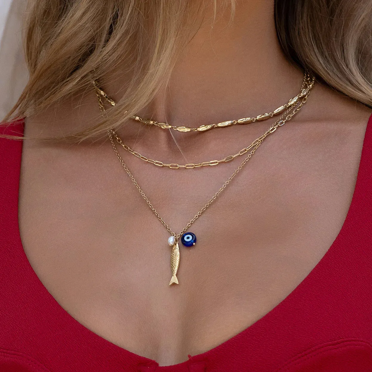 ARMS OF EVE SIRENA CHARM NECKLACE
