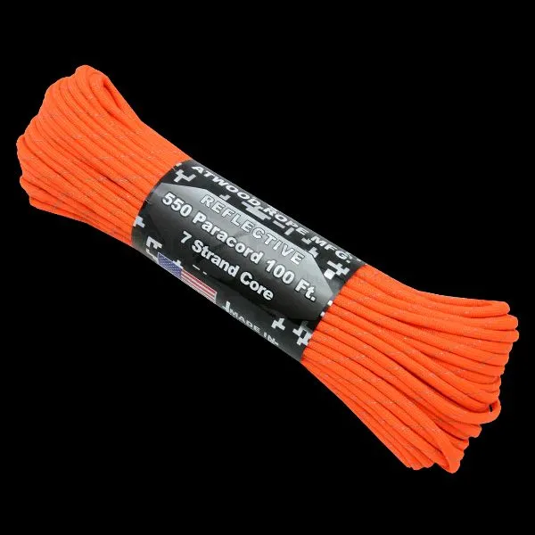 Atwood Rope 50' 7 Strand 550lbs Reflective Paracord