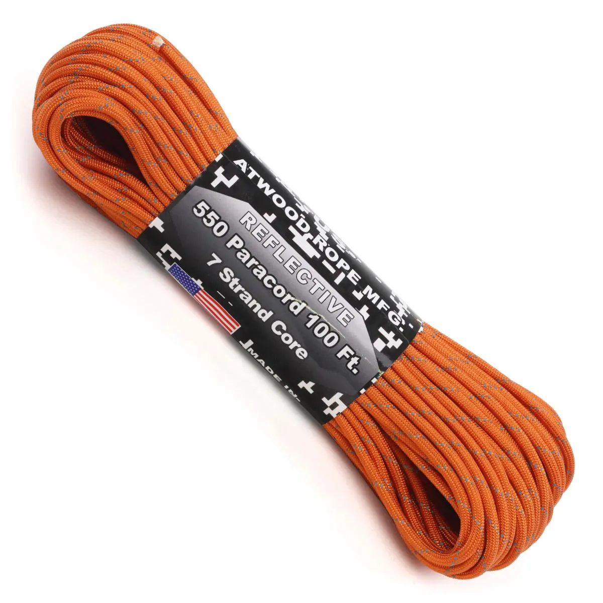 Atwood Rope 50' 7 Strand 550lbs Reflective Paracord