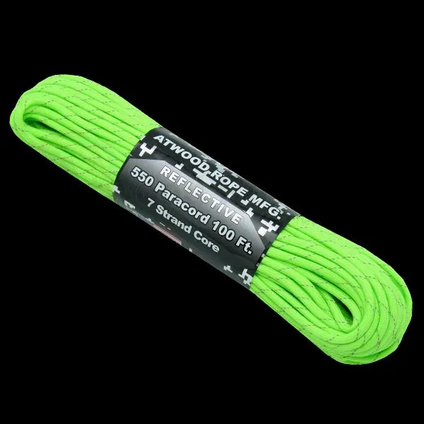 Atwood Rope 50' 7 Strand 550lbs Reflective Paracord