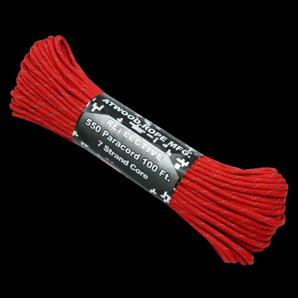 Atwood Rope 50' 7 Strand 550lbs Reflective Paracord