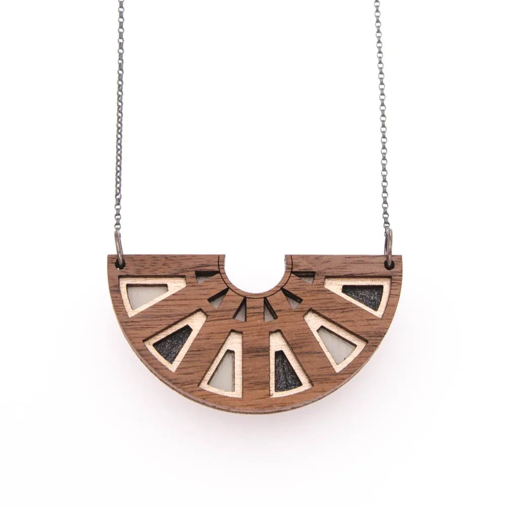 Azteca Semi-Circle Necklace