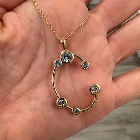 Bailey Oversized Initial Charm Necklace