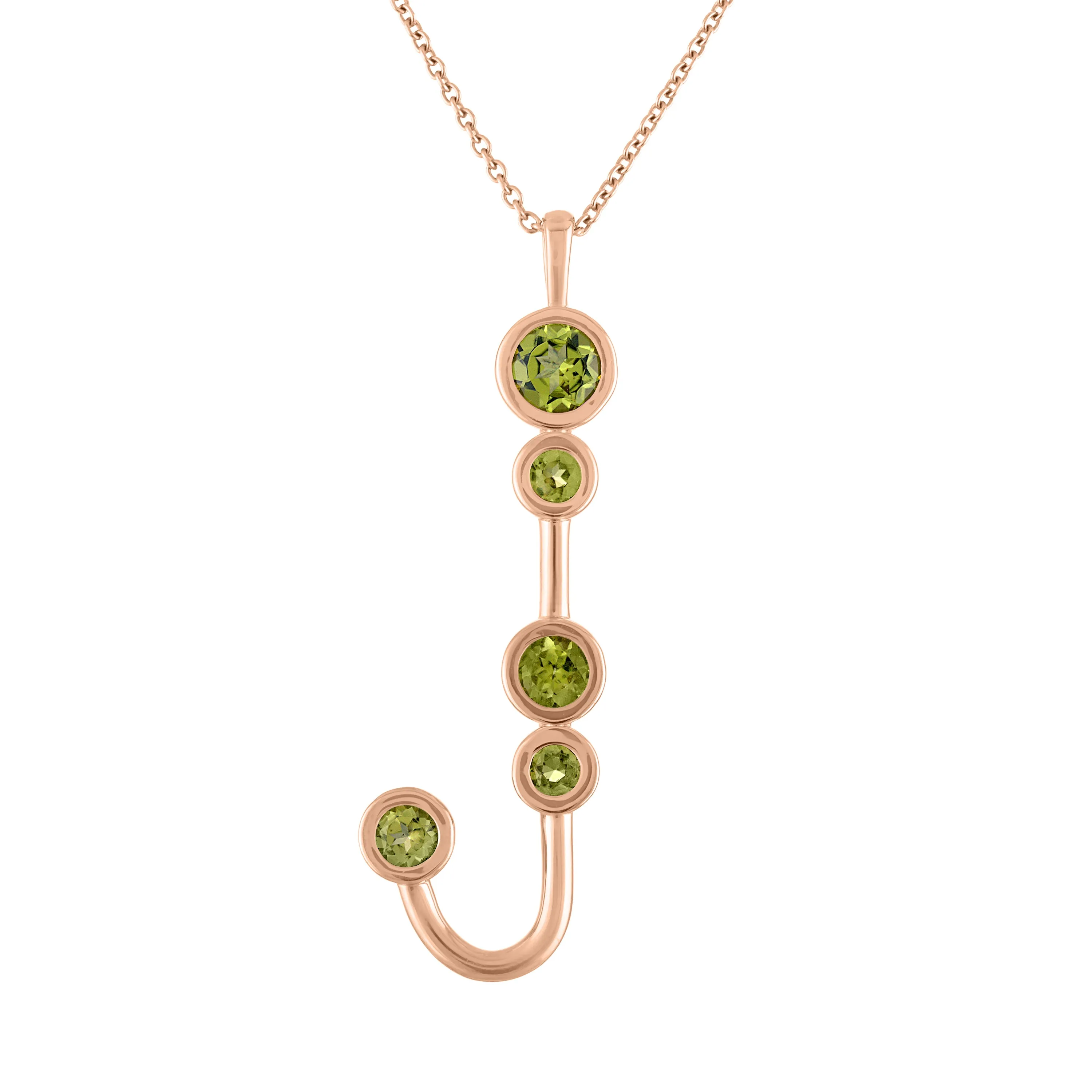 Bailey Oversized Initial Charm Necklace