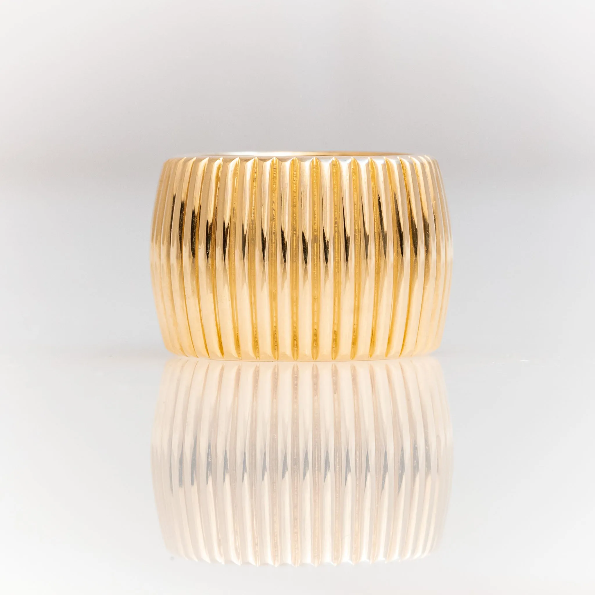 Barre Ring 18K Yellow Gold, Wide