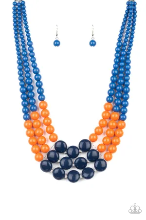 Beach Bauble Blue Paparazzi Necklace