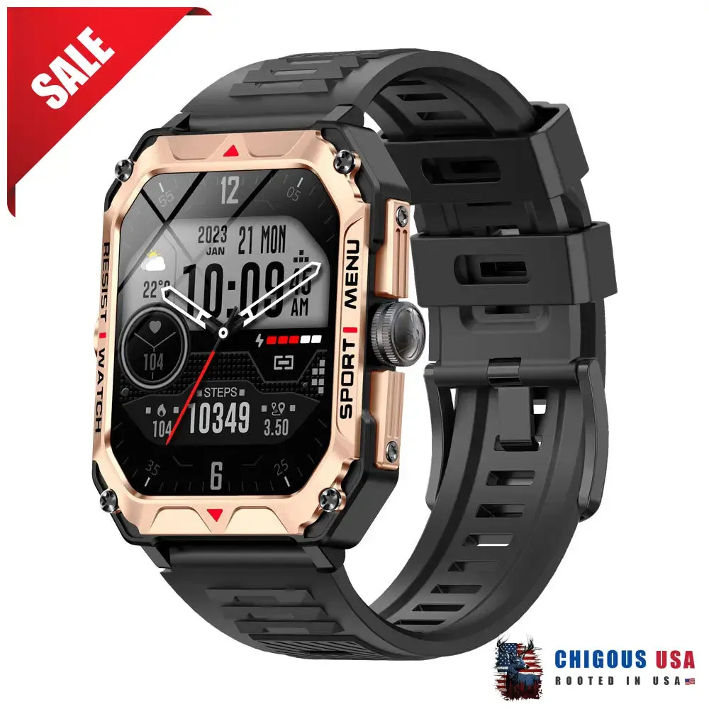 Bearscome Cobra Military Outdoor Smartwatch