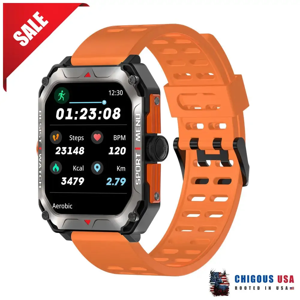 Bearscome Cobra Military Outdoor Smartwatch