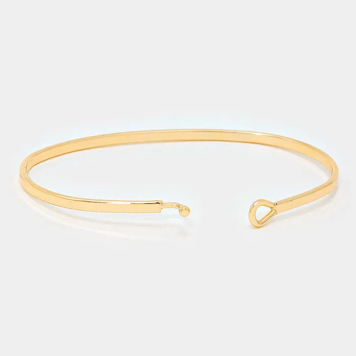 Beautiful Thin Metal Hook Friendship Bracelets (NEW)