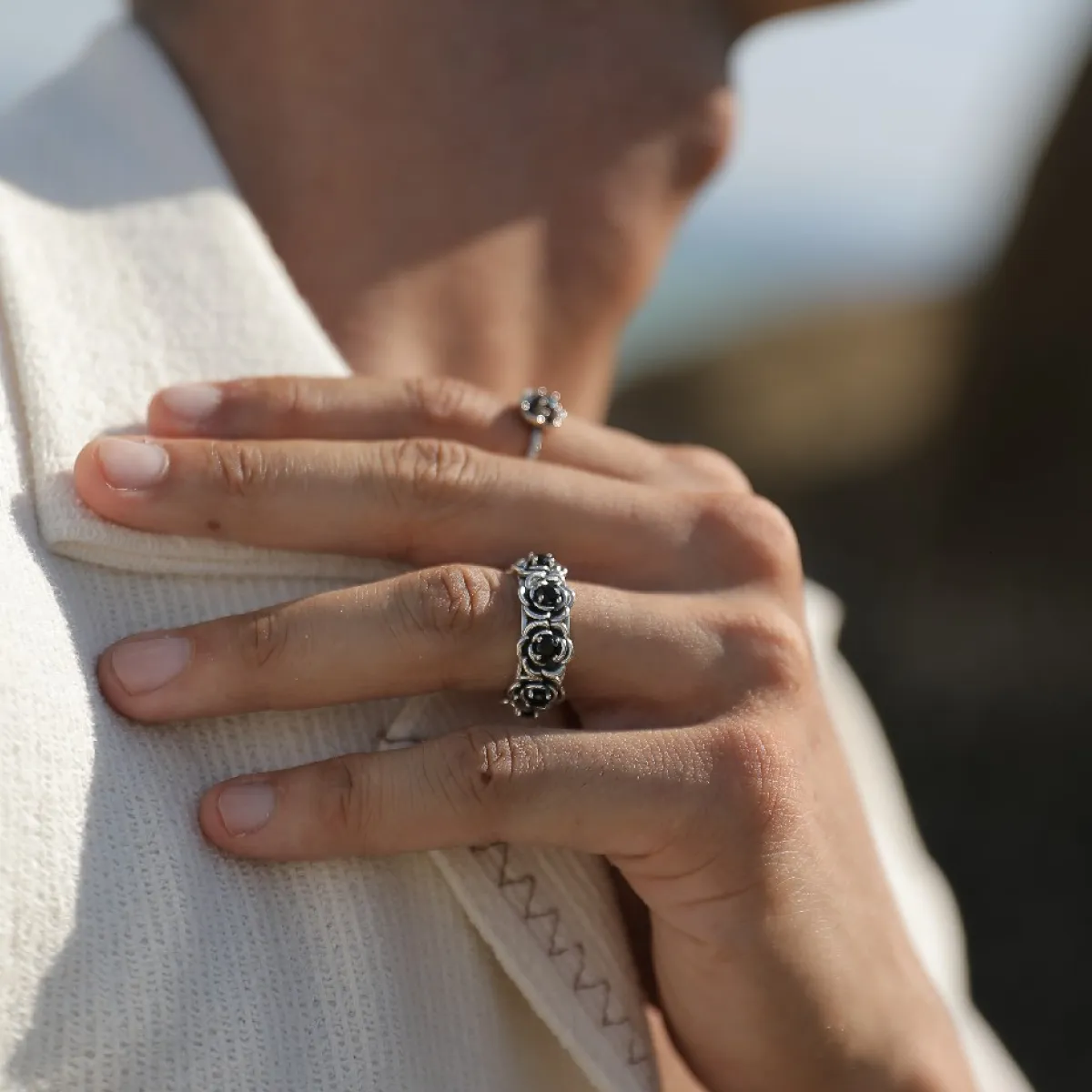Black Garland Ring
