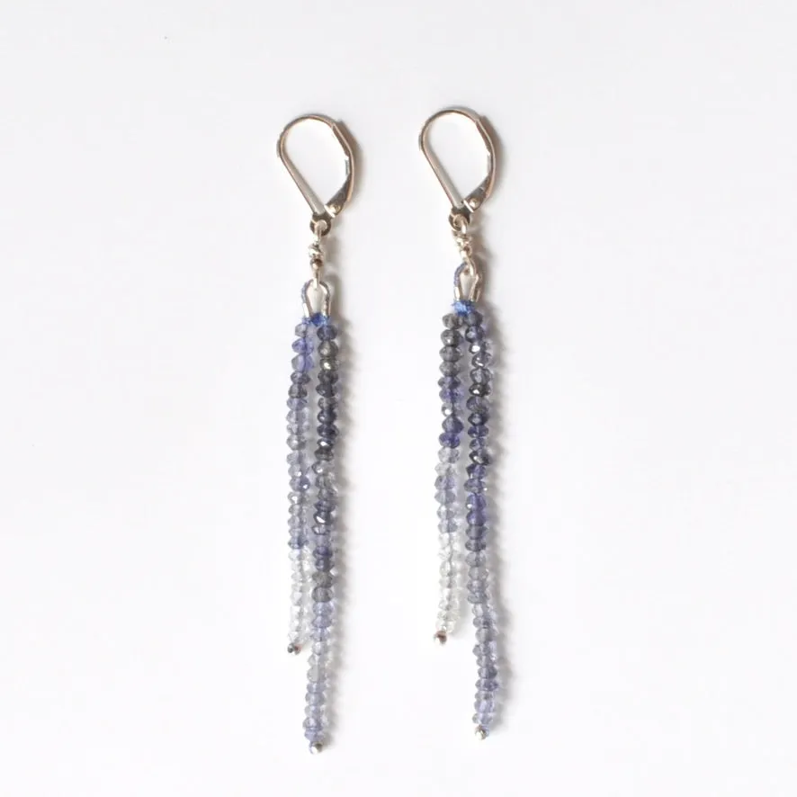 Black Tie & Blue Jeans Iolite Earrings - Featherhead Studio