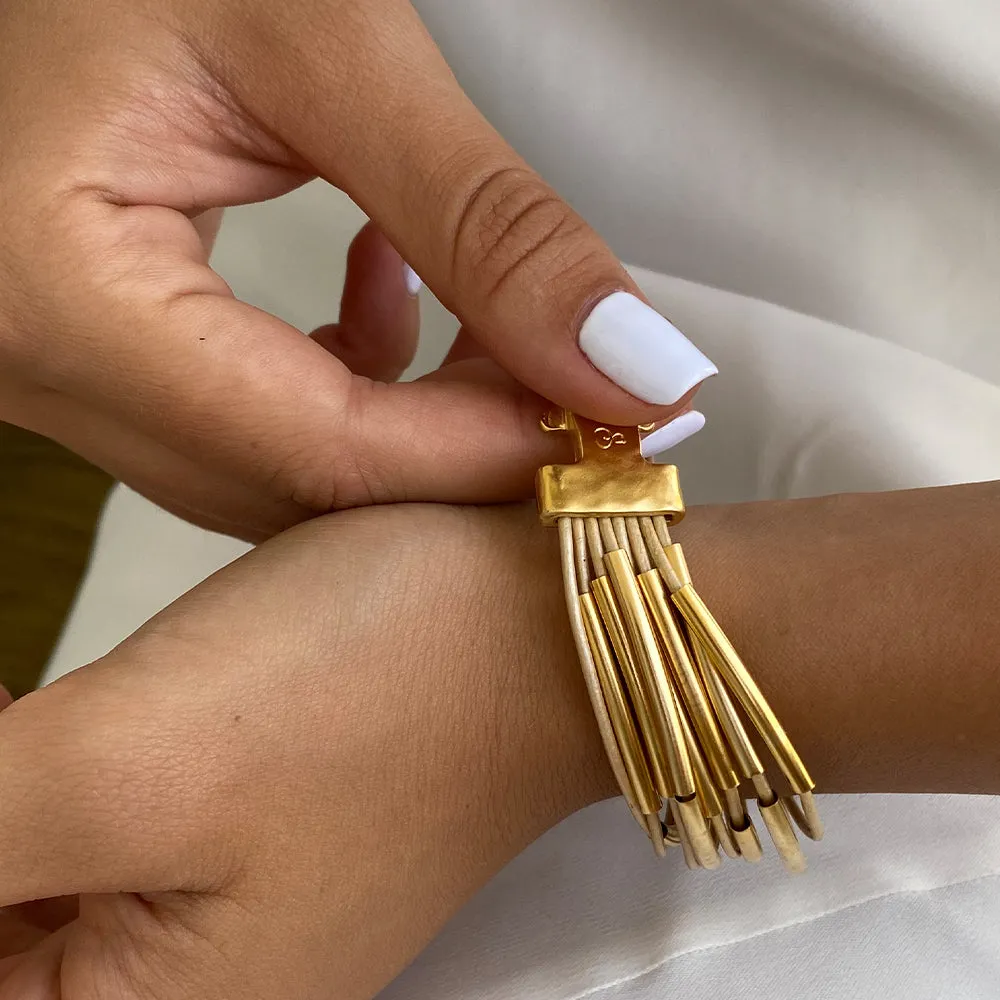 Blue Moment Bracelet -Gold