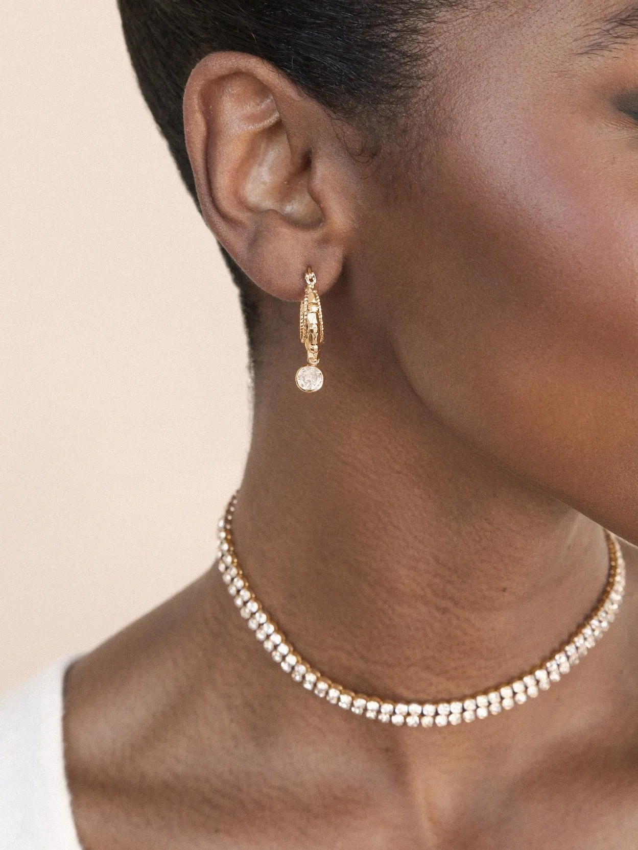 Boho Golden Hoop Earrings