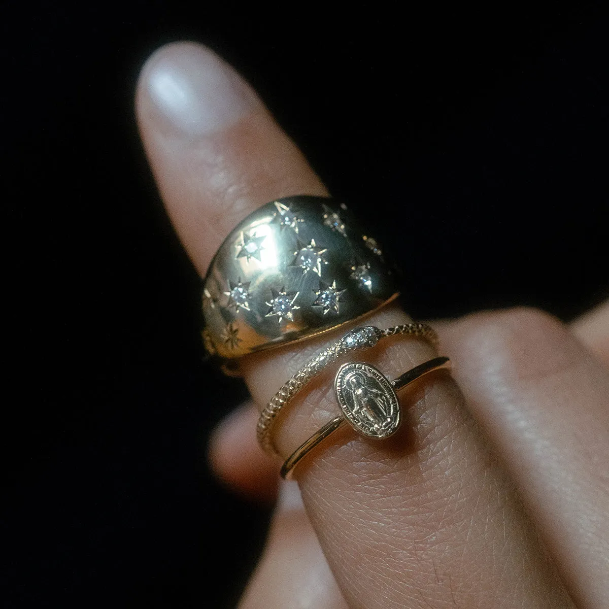 Bombe Diamond Ring