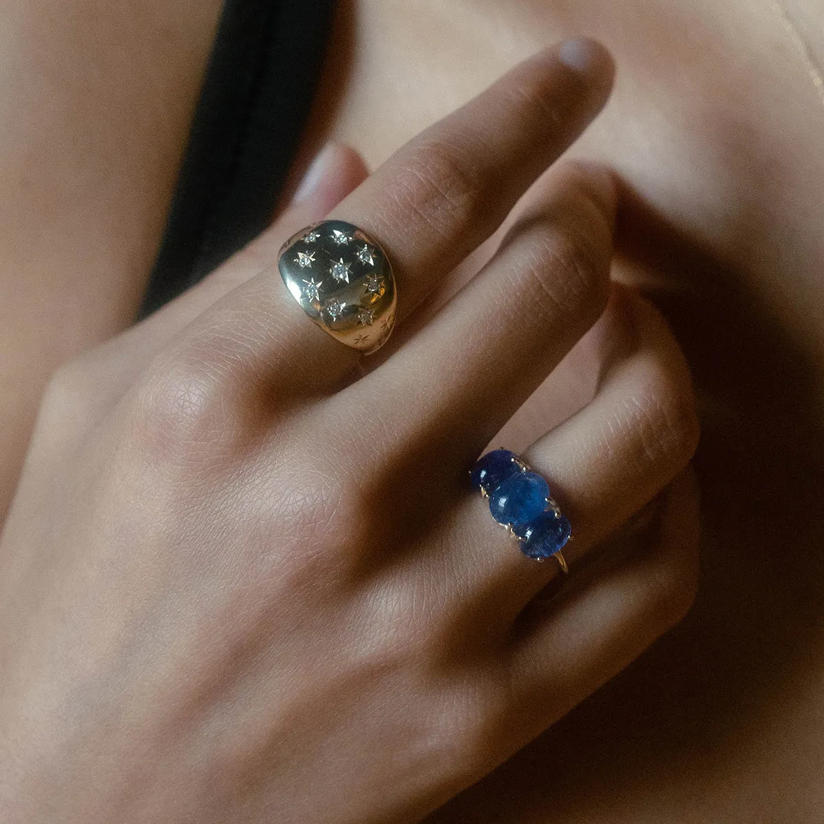 Bombe Diamond Ring