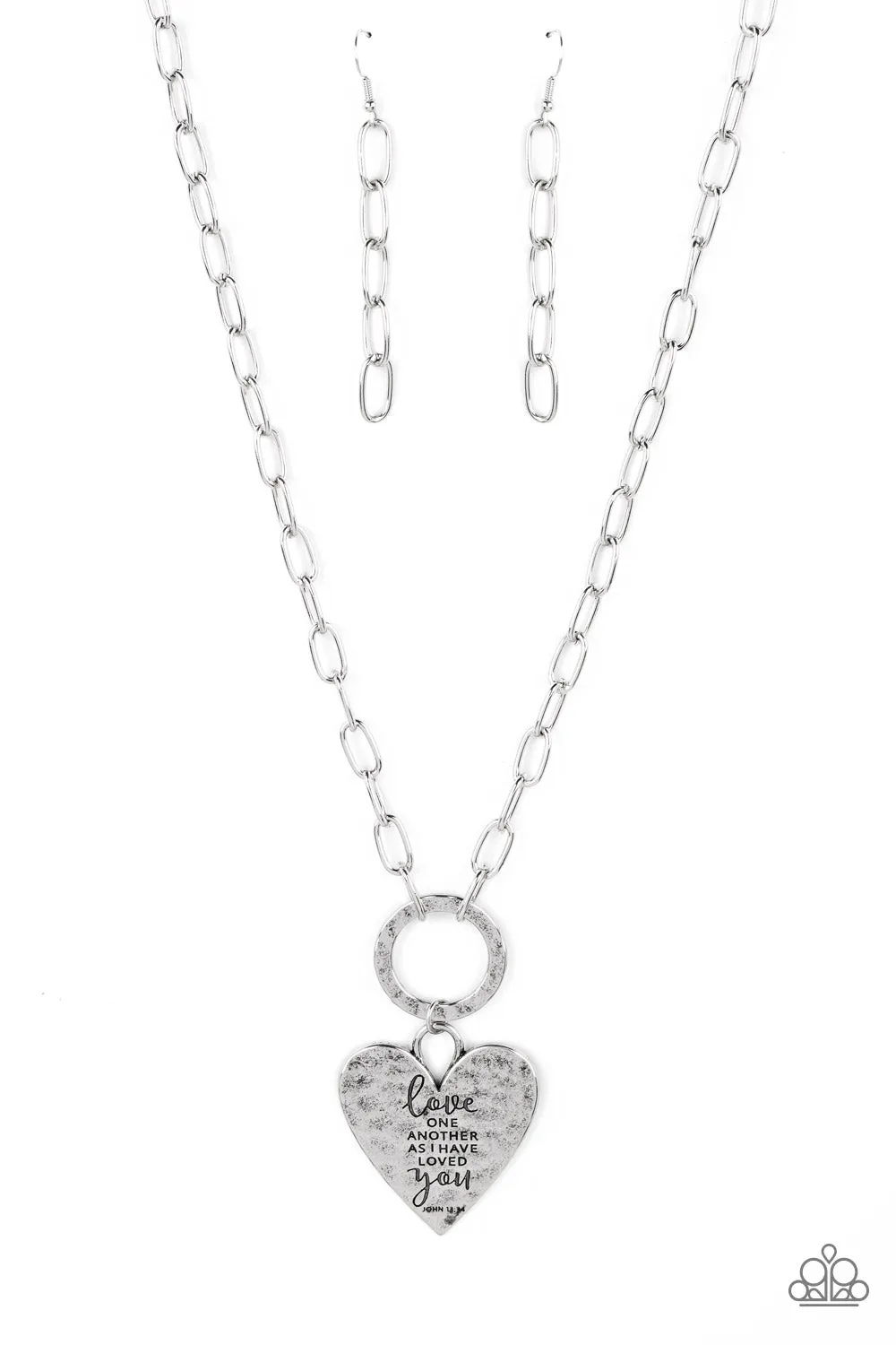 Brotherly Love - Silver (Heart) Necklace