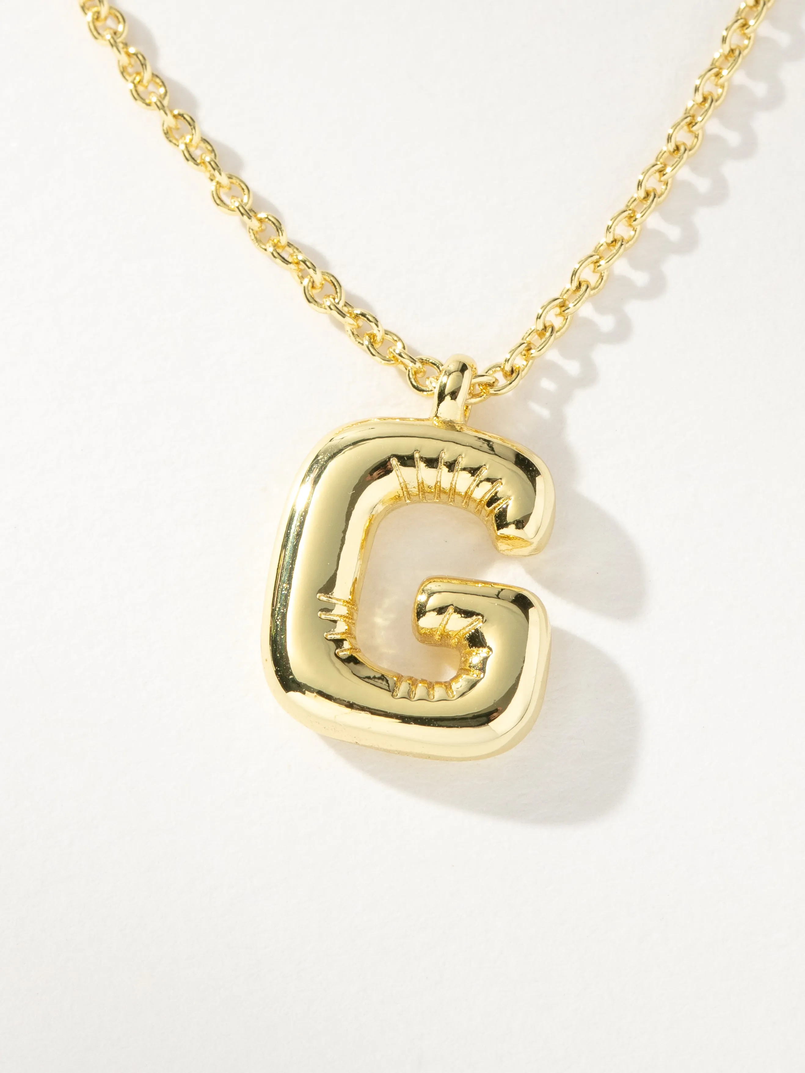 Bubble Letter Necklace
