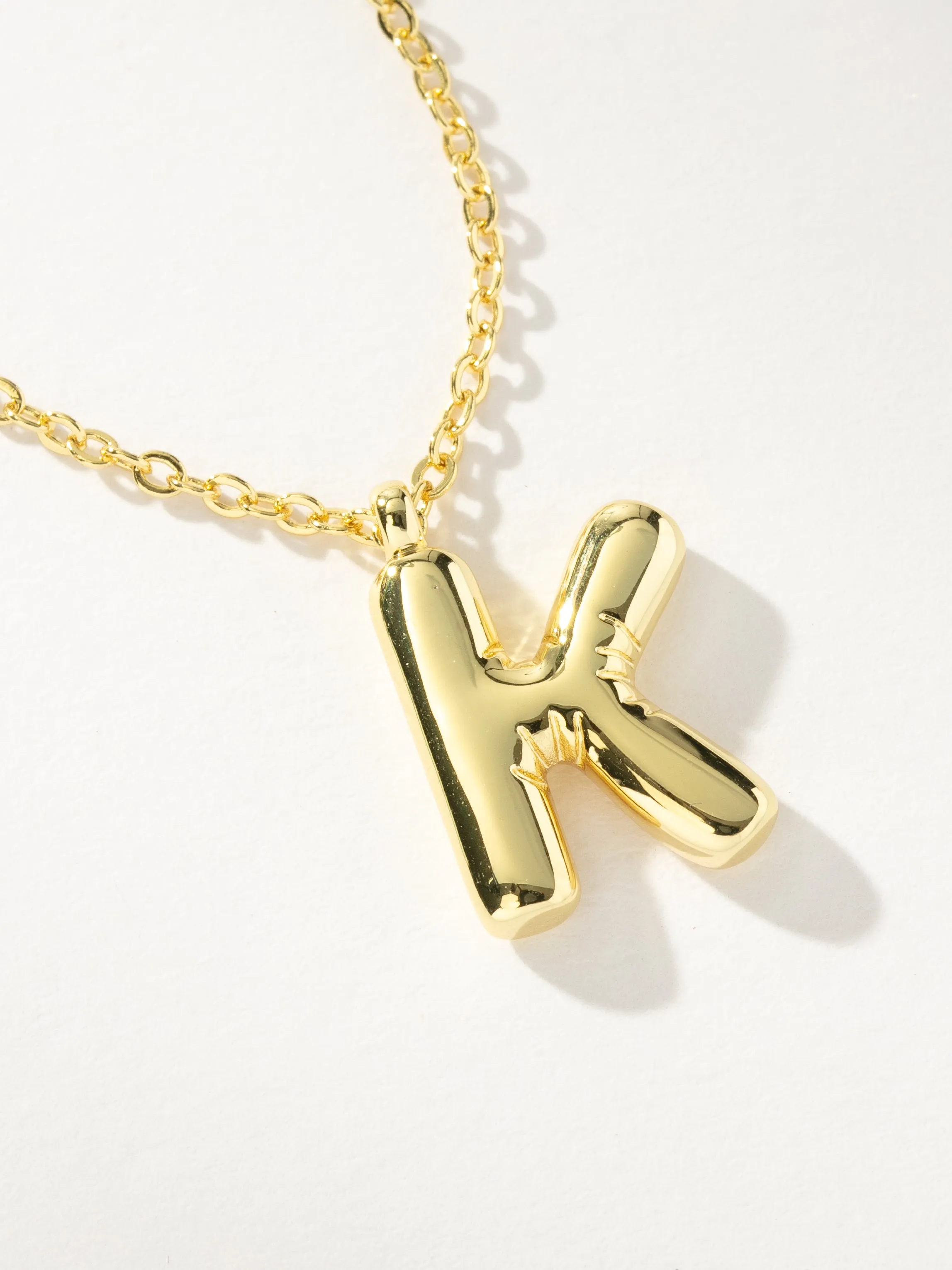 Bubble Letter Necklace