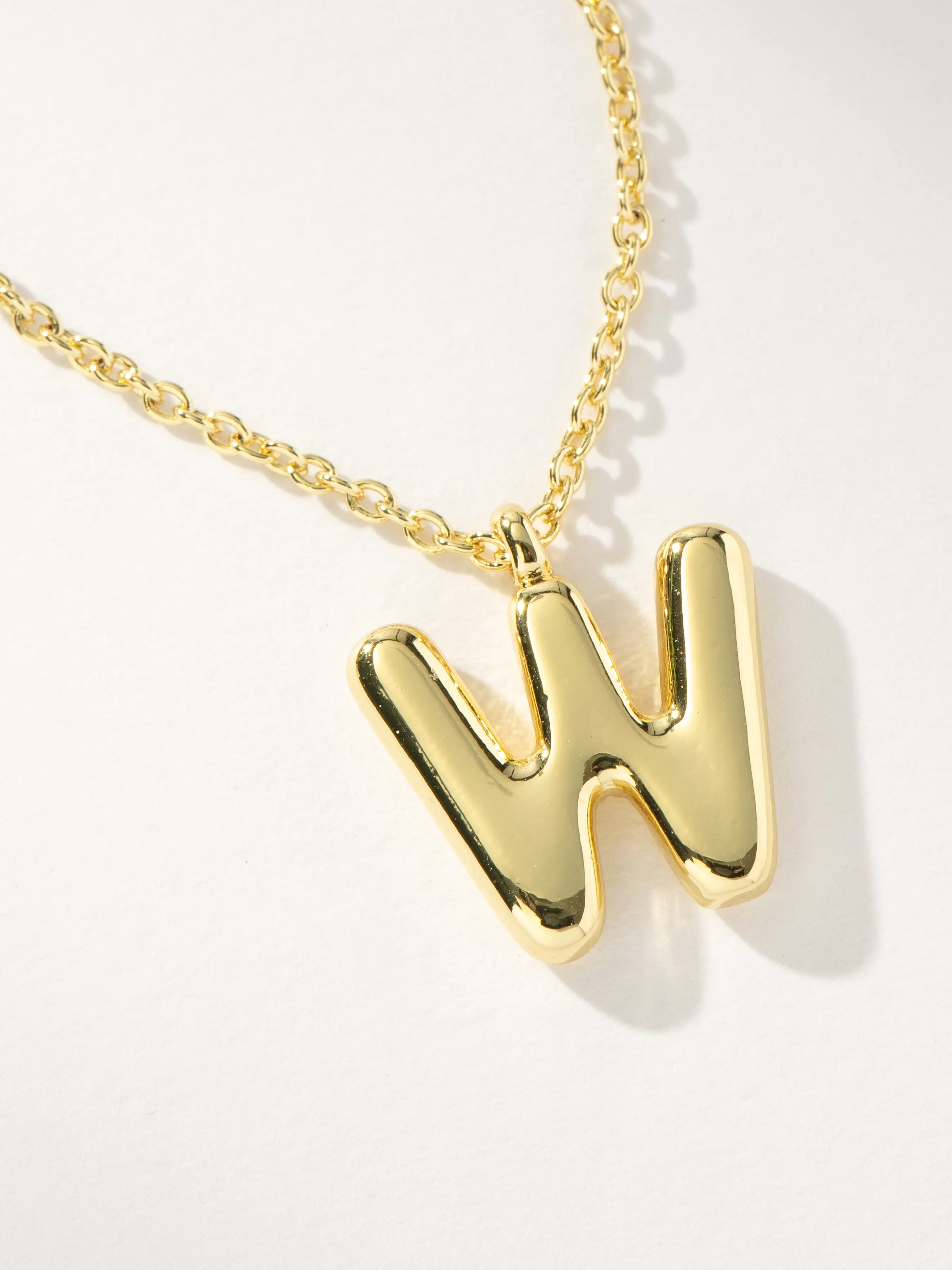 Bubble Letter Necklace