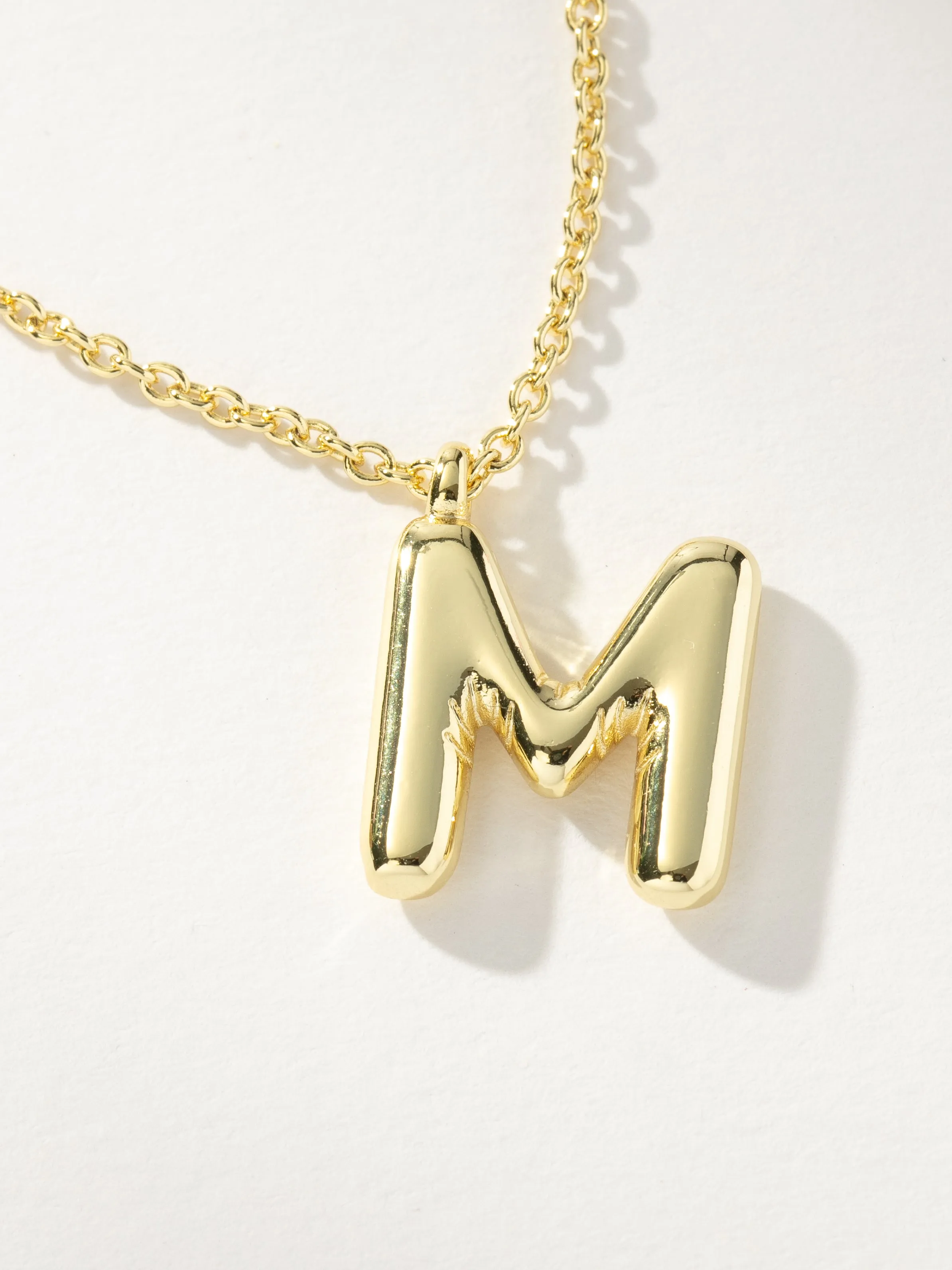 Bubble Letter Necklace